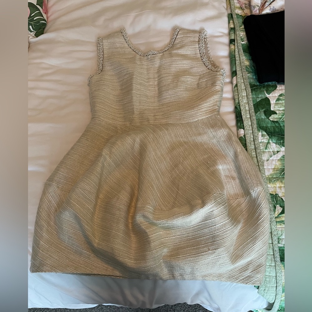 Gold and Cream Boutique dress